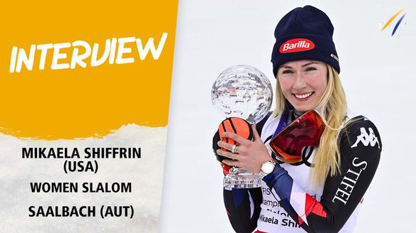 Interview Mikaela Shiffrin: "I'm really happy to be sitting here"