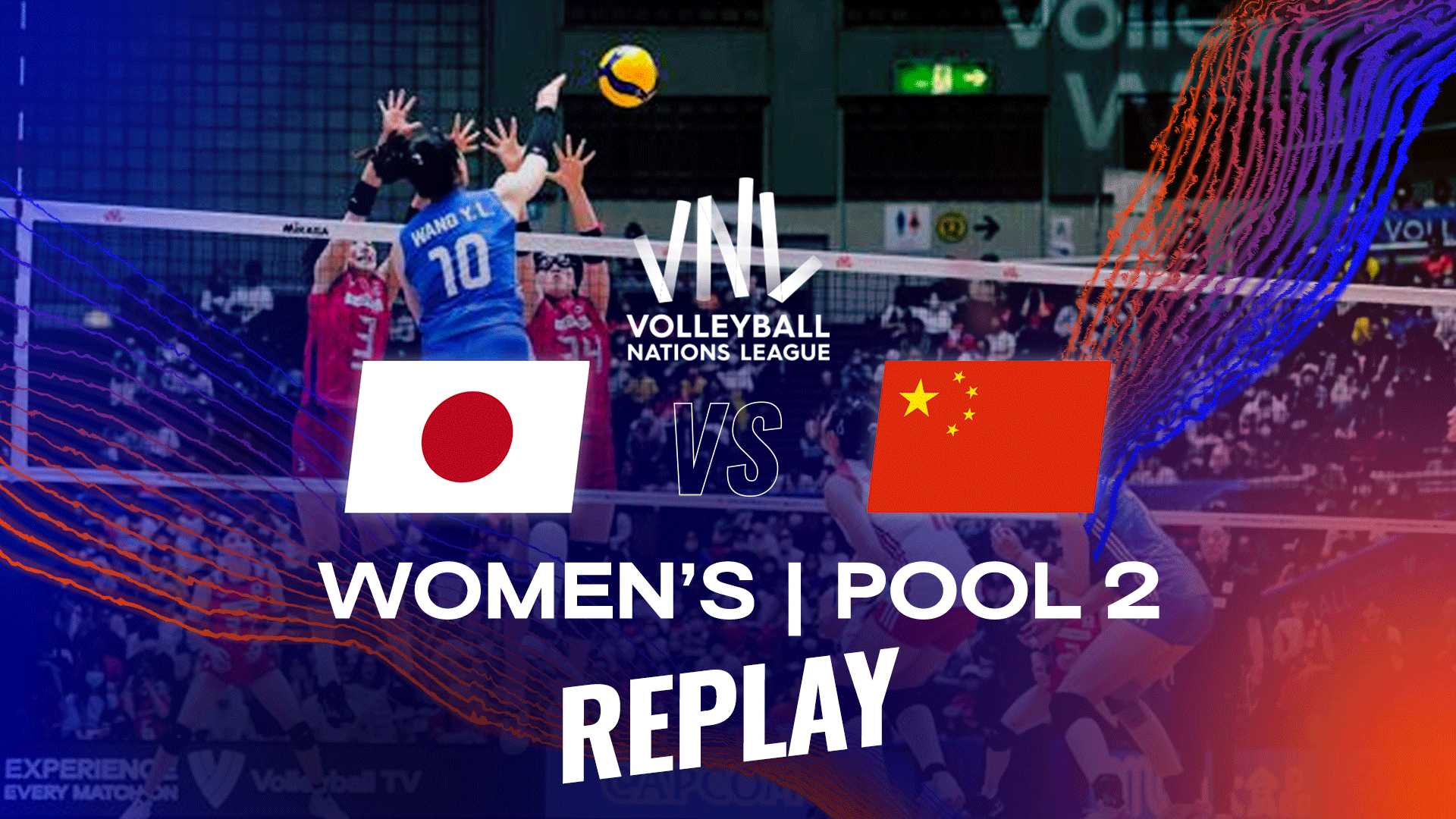 Womens VNL 2023 - Japan vs China